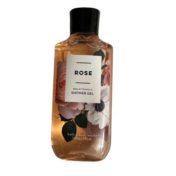 Bath & Body Works ROSE Shea and Vitamin E Shower Gel Body Wash 10 oz New Large - Picture 6 of 8